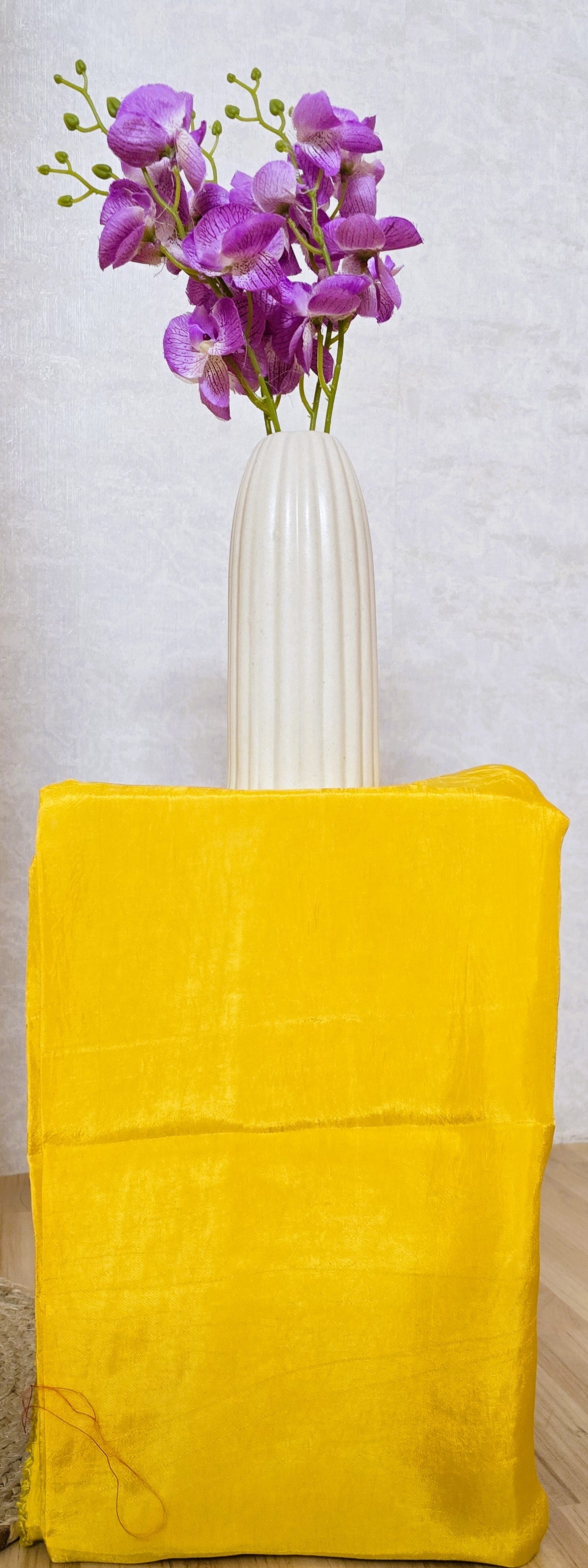 Yellow Banarasi Dola Silk Suit Set with Dola Silk Dupatta