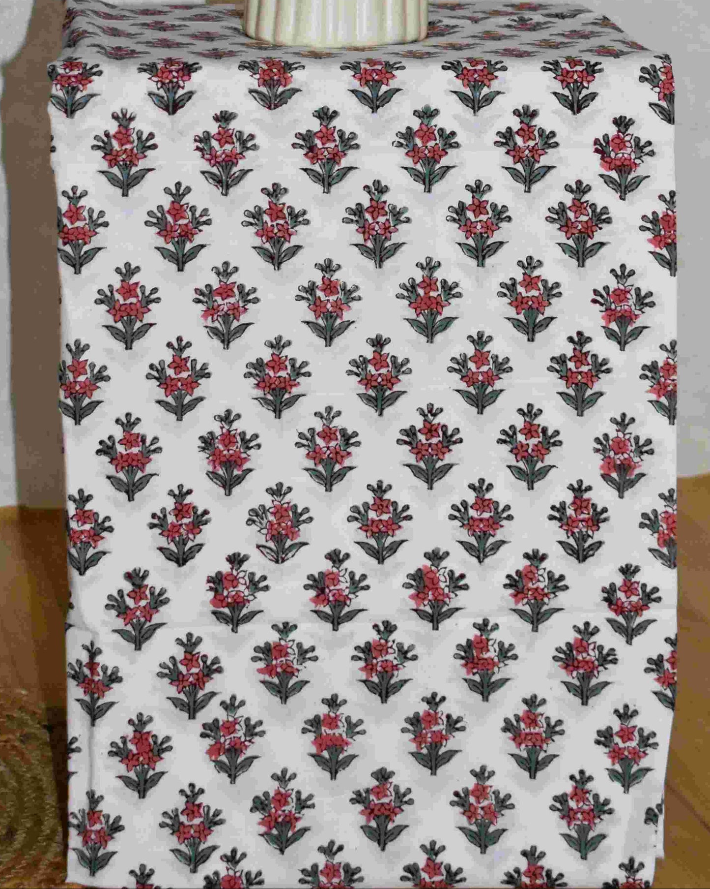 Timeless Chanderi Silk Suit with Sanganeri Print