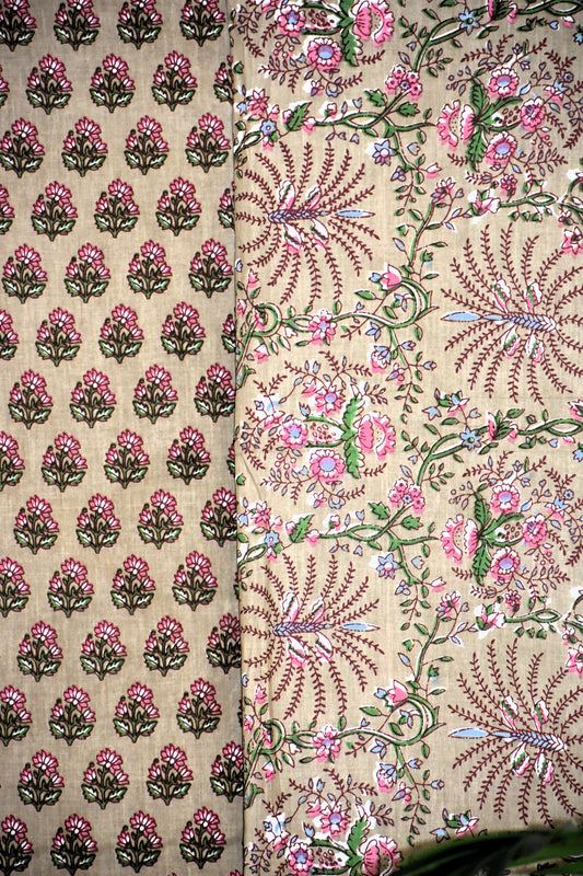 Jaipuri Printed Cotton Combo Set
