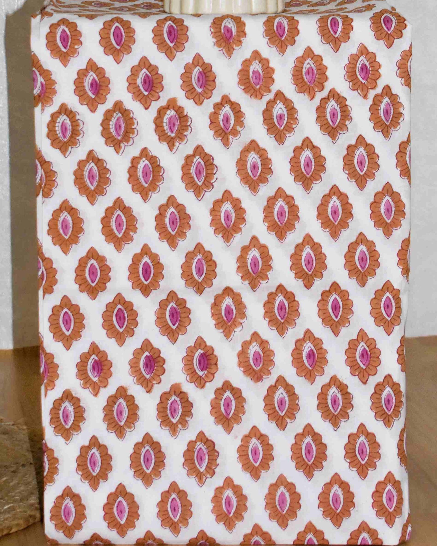 Timeless Green Chanderi Silk Suit with All-over pink Floral Jaal Print