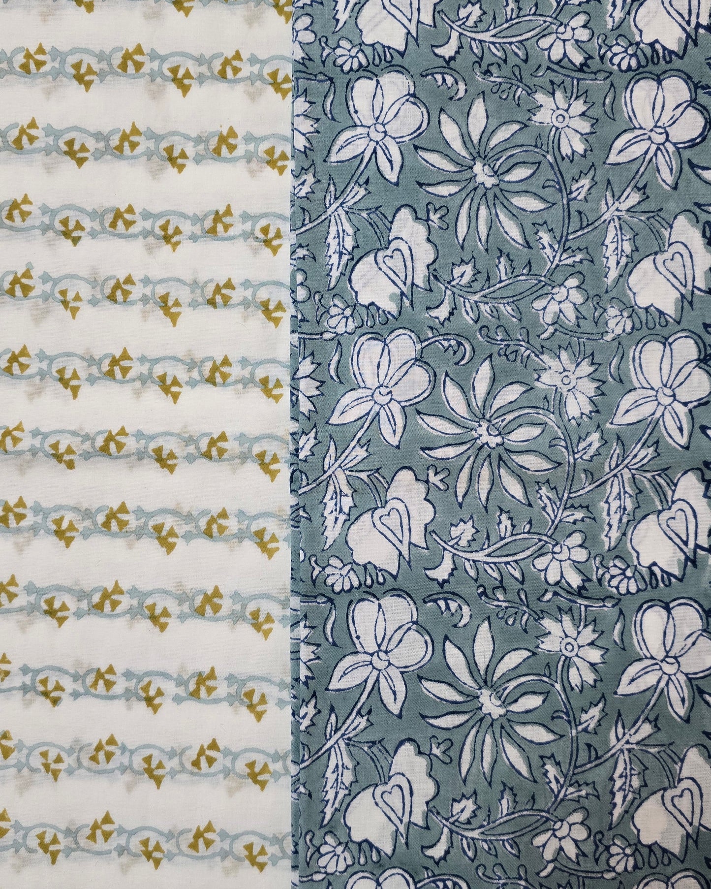 Jaipuri Block Printed Cotton Combo Set