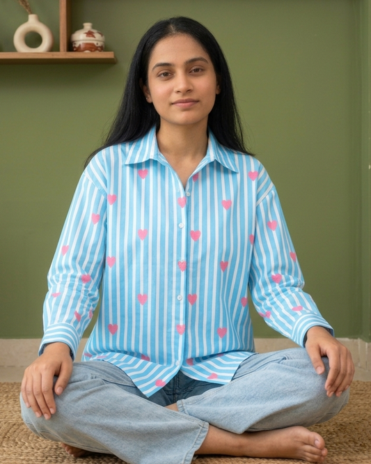 Candy Heart Oversized Shirt