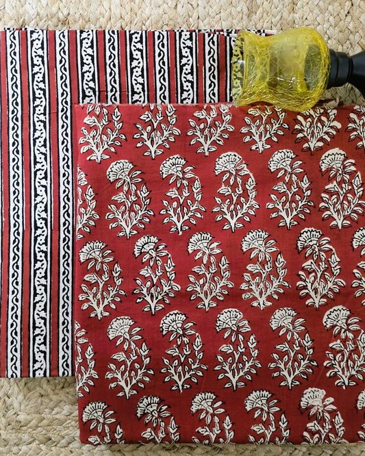 bagru hand block Printed Cotton Combo Set
