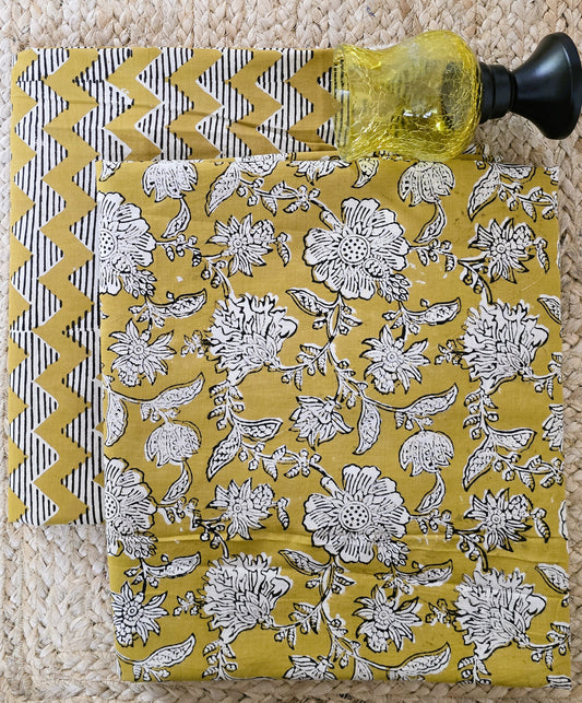 Bagru Hand Block Printed Cotton Combo Set