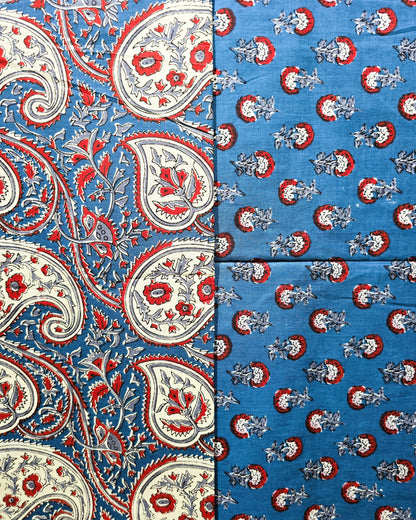 Paisley Jaipuri Printed Cotton Combo Set