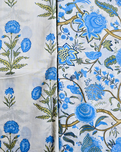 Jaipuri Block Printed Cotton Combo Set