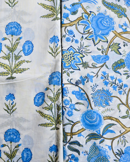 Jaipuri Block Printed Cotton Combo Set