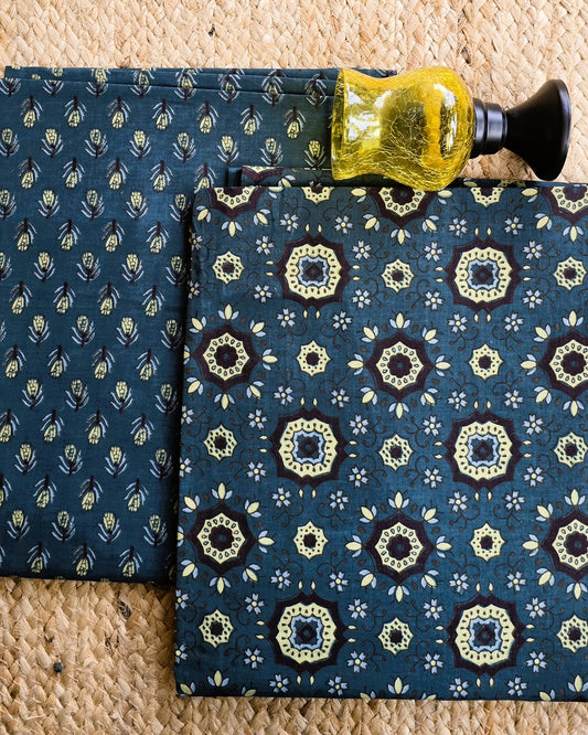Jaipuri Block Printed Cotton Combo Set