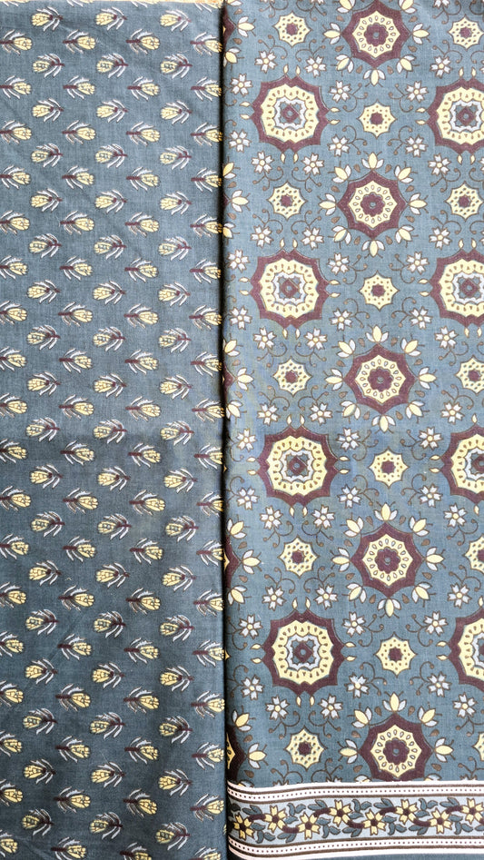 Jaipuri Block Printed Cotton Combo Set