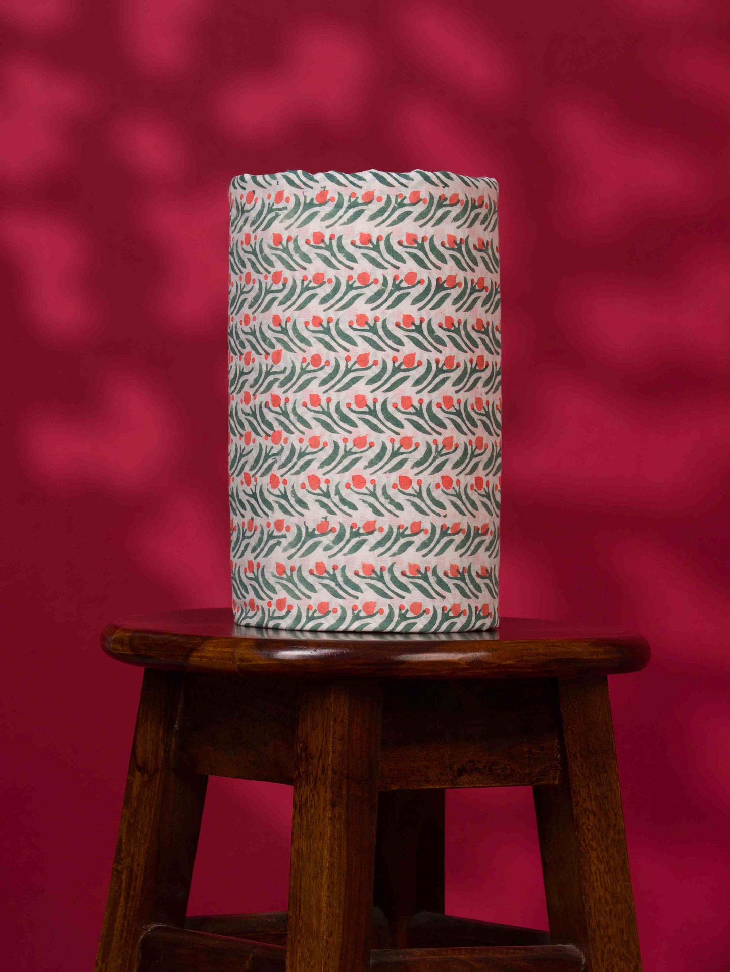 Timeless Chanderi Silk Suit with Sanganeri Print