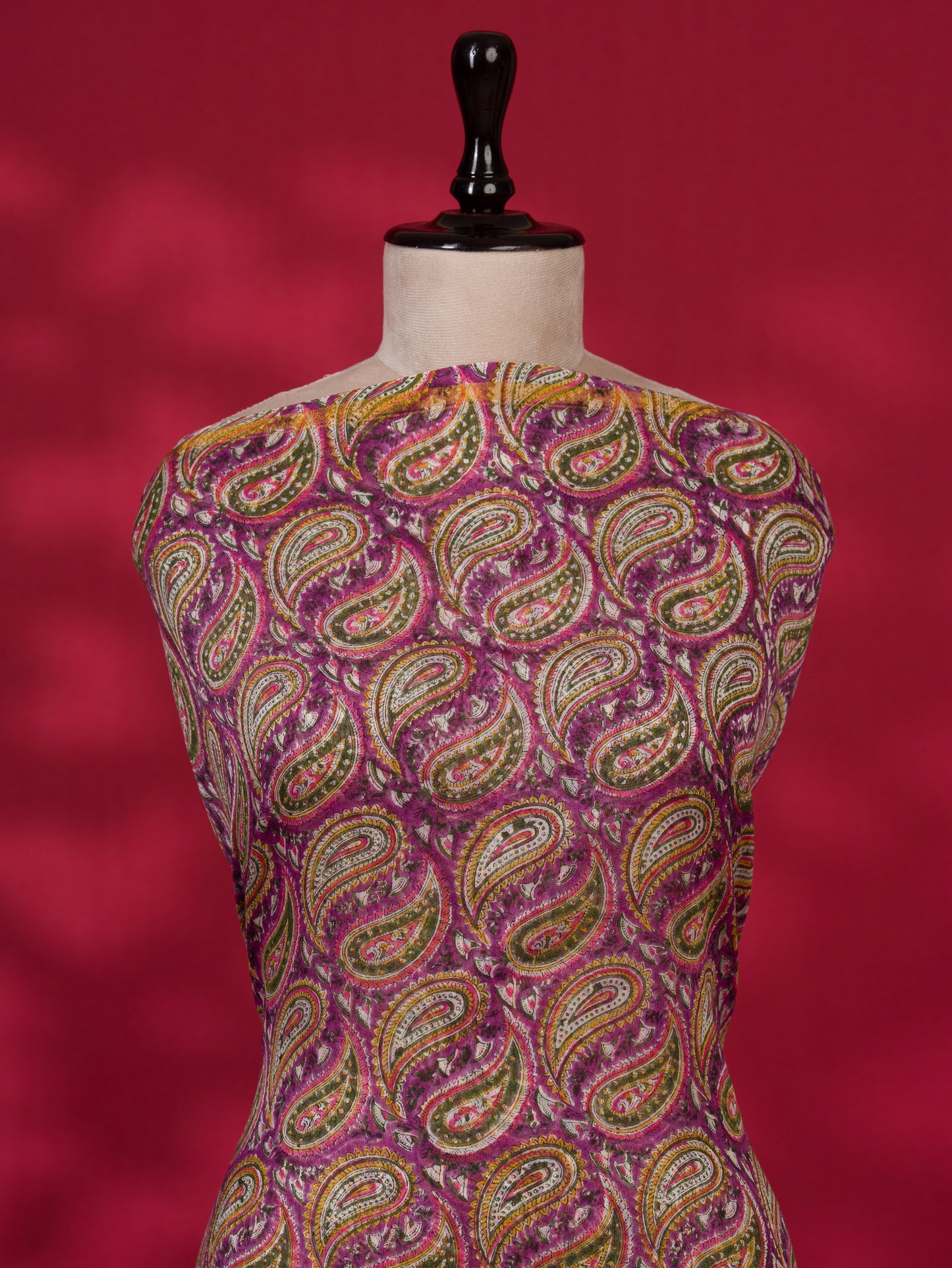 Timeless Chanderi Silk Suit with Sanganeri Print