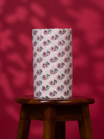 Timeless Chanderi Silk Suit with Sanganeri Print