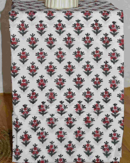 Timeless Chanderi Silk Suit with Sanganeri Print