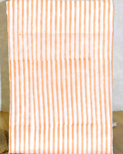 Hand Block Printed Premium Cotton Unstitched Suit with Chanderi Silk Dupatta - Curated Edit