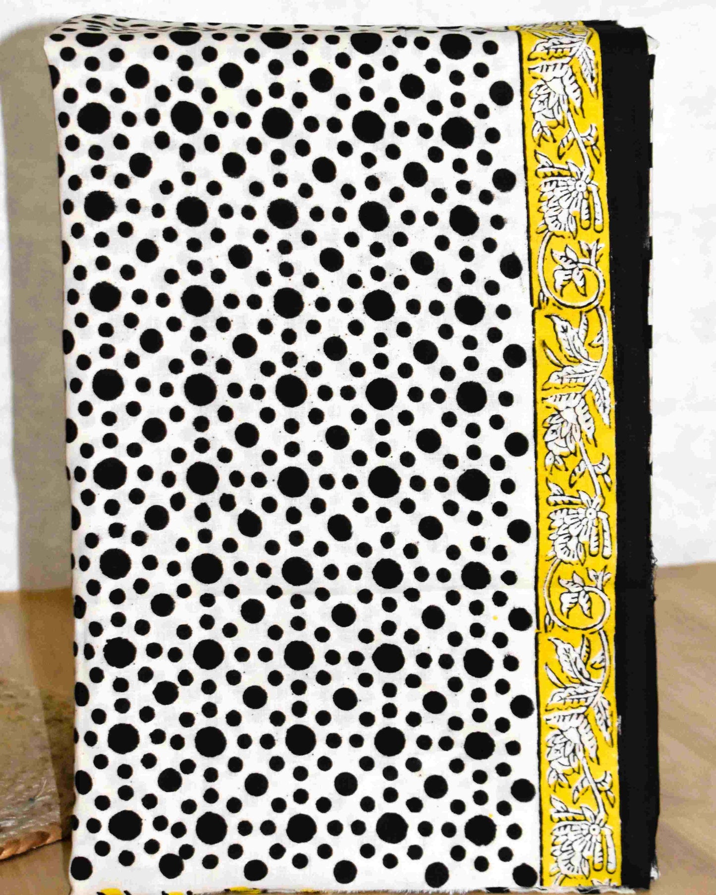 Hand Block Printed Cotton Suit with Pure Chiffon dupatta