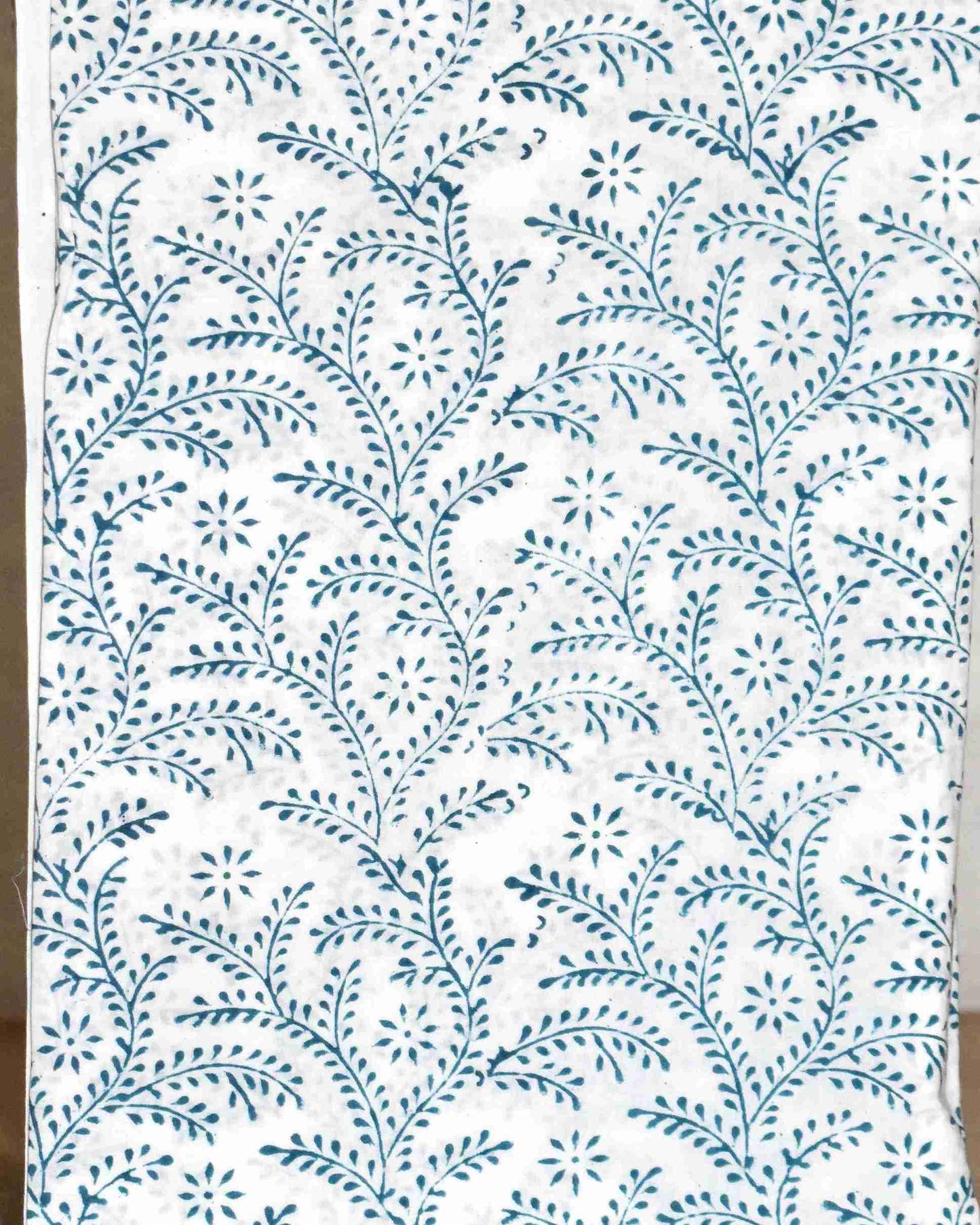 Hand Block Printed Cotton Suit with Gota Patti Hand Embroidery and Soft Malmal Dupatta