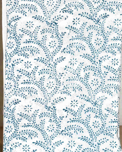 Hand Block Printed Cotton Suit with Gota Patti Hand Embroidery and Soft Malmal Dupatta