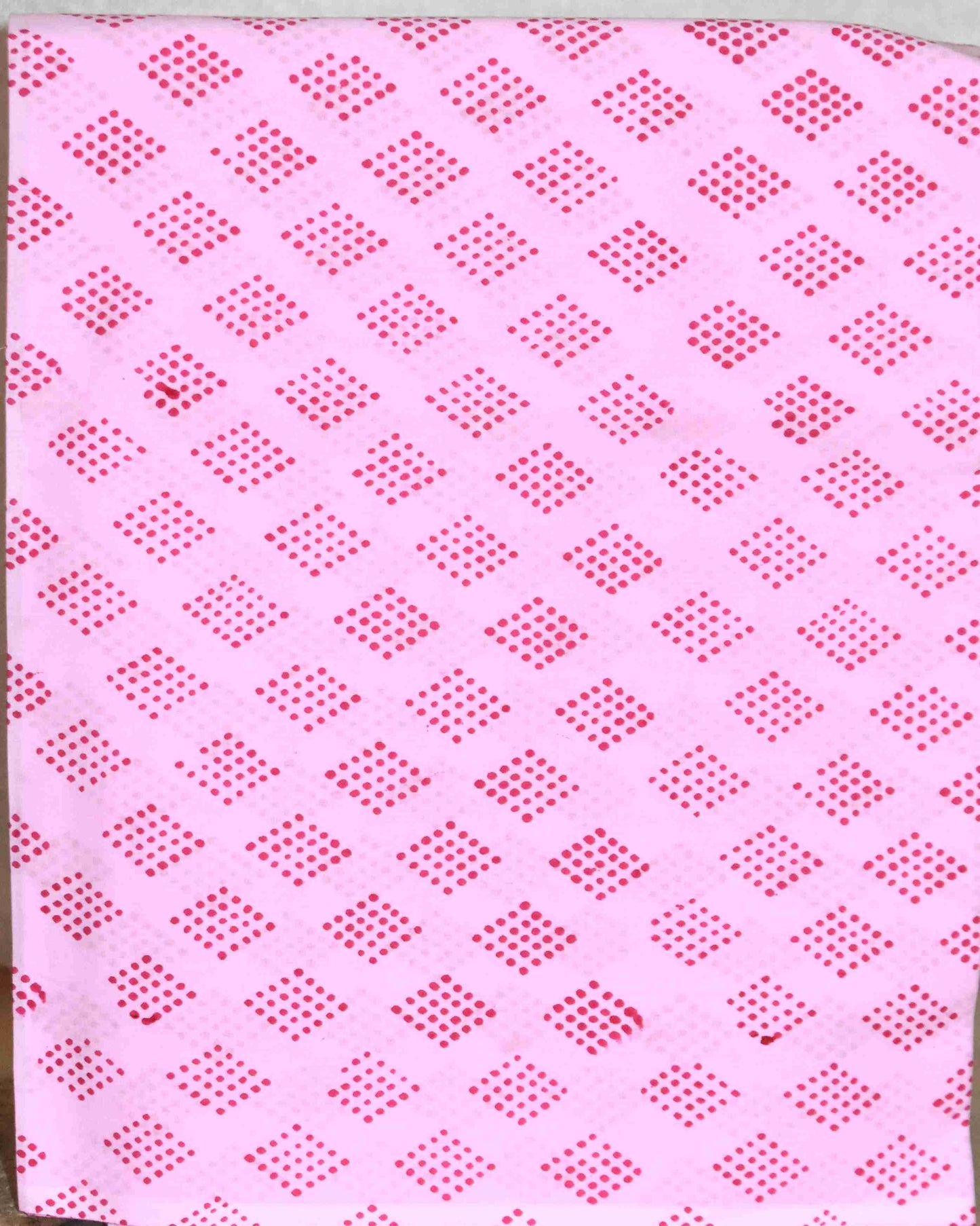 Pink Hand Block Printed Cotton Suit With Kota Doria Dupatta - Curated edit