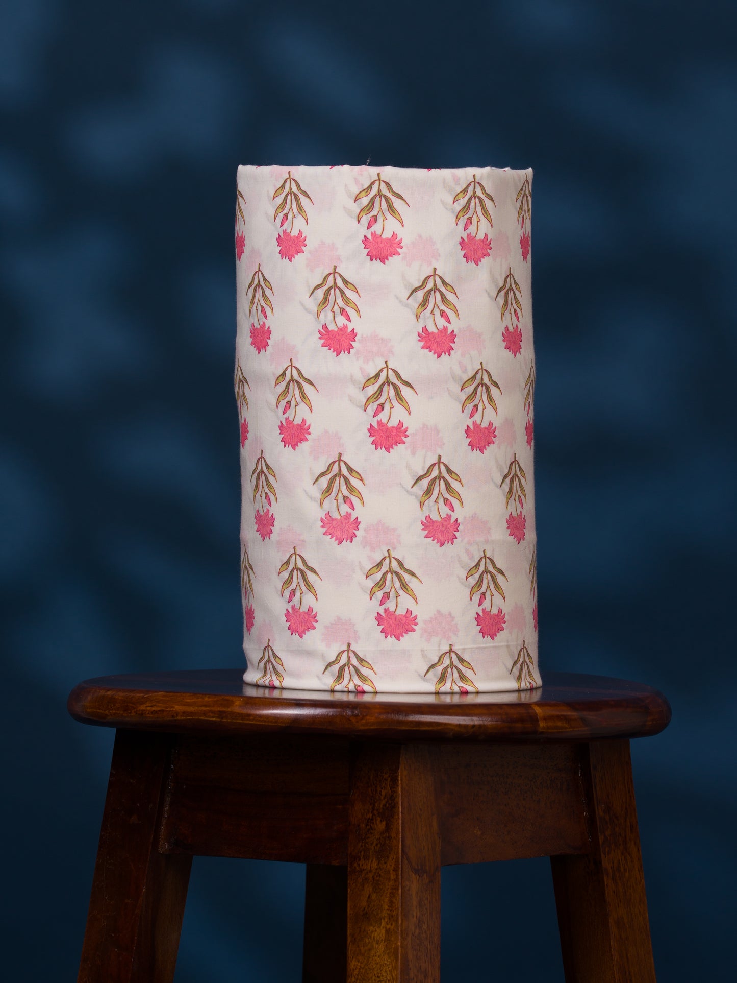 Hand Block Printed Cotton Suit with Gota Patti Hand Embroidery and Kota Doria Leheriya Dupatta
