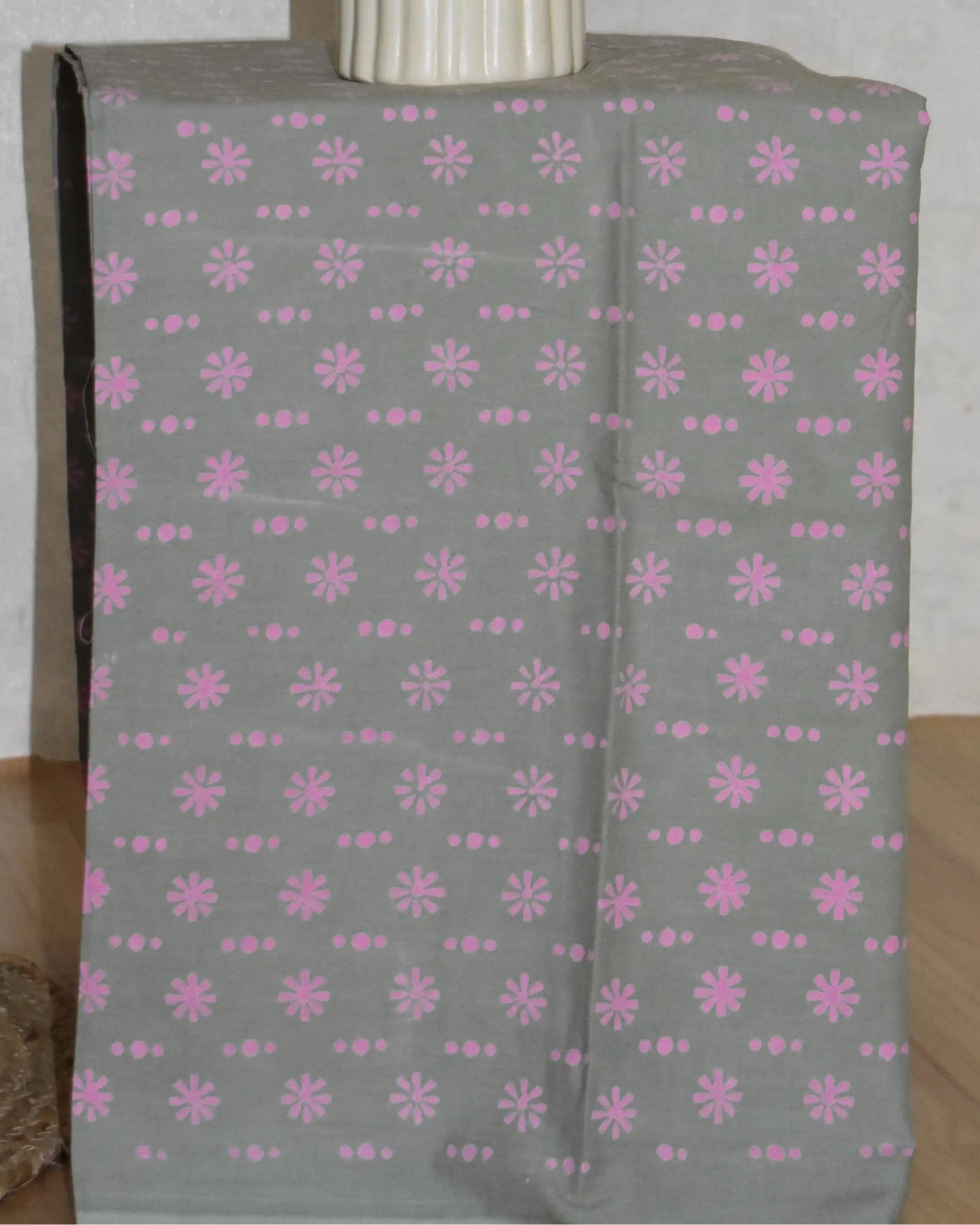 Sanganeri printed Maheshwari Silk Suit Set