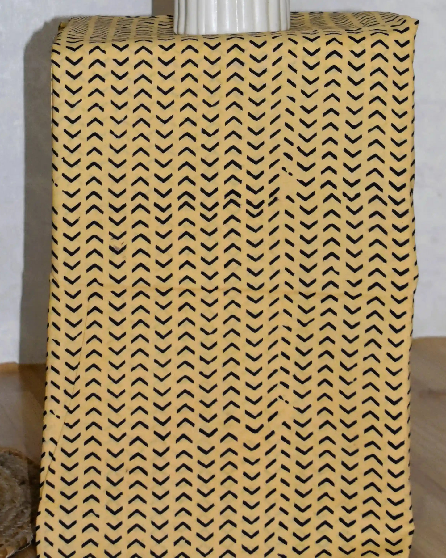 Mud-toned Sanganeri Floral print on Blue-Green Maheshwari Silk Suit Set