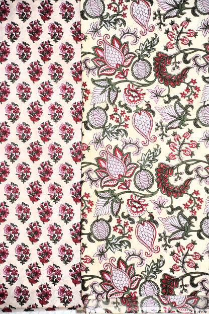 Jaipuri Printed Cotton Combo Set