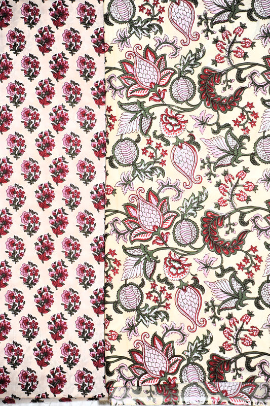 Jaipuri Printed Cotton Combo Set