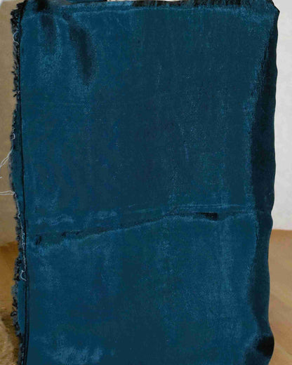 Blue-Grey Gaji Silk Gota Patti Suit Set with Dola Silk Dupatta