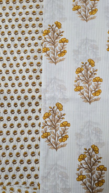 Jaipuri Block Printed Cotton Combo Set