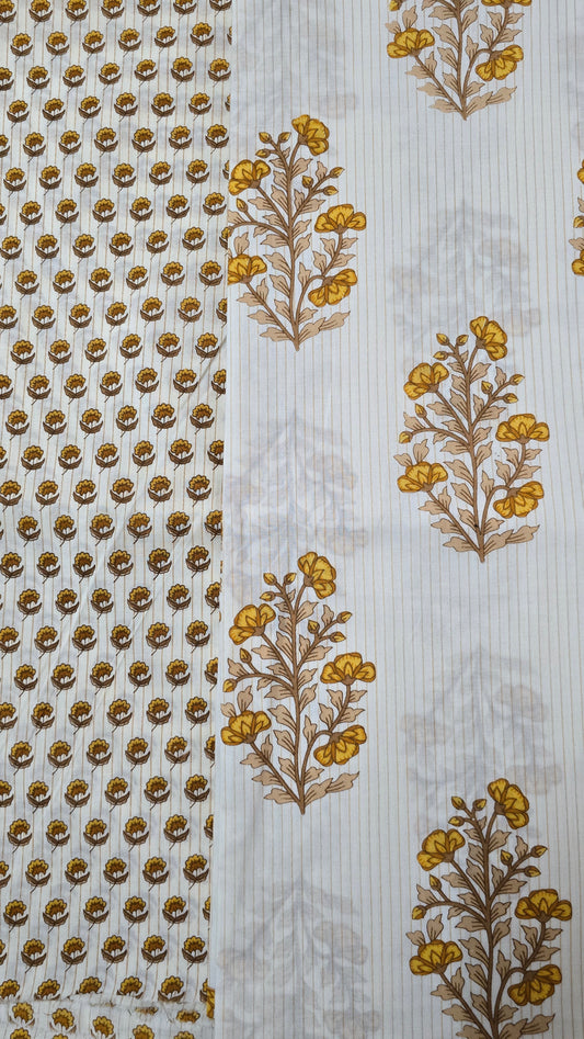 Jaipuri Block Printed Cotton Combo Set