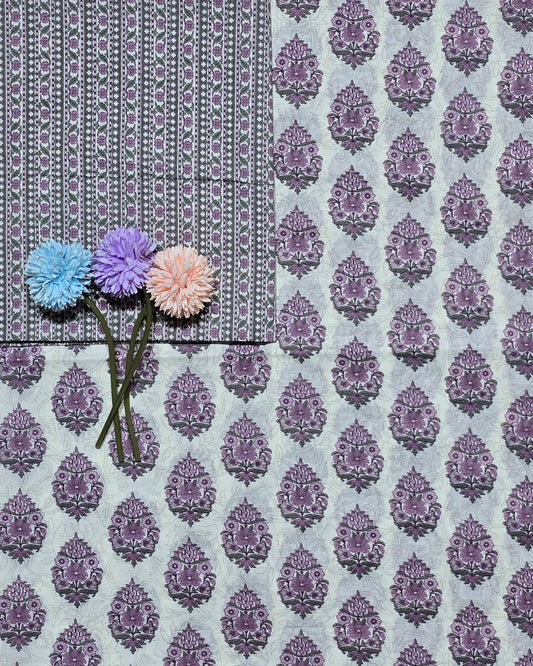 Sanganeri Hand Block Printed Cotton Combo Set