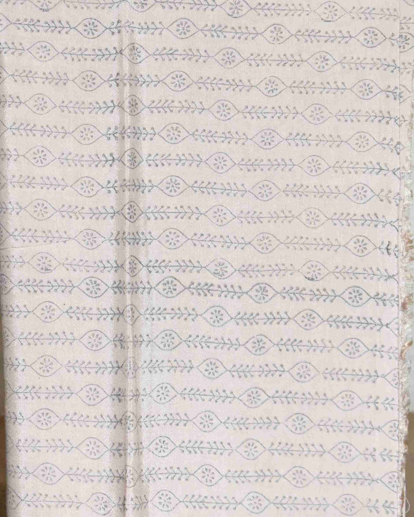 Hand Block Printed Chanderi Silk Suit with Santoon Bottom and Chanderi Silk Dupatta