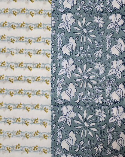 Jaipuri Block Printed Cotton Combo Set