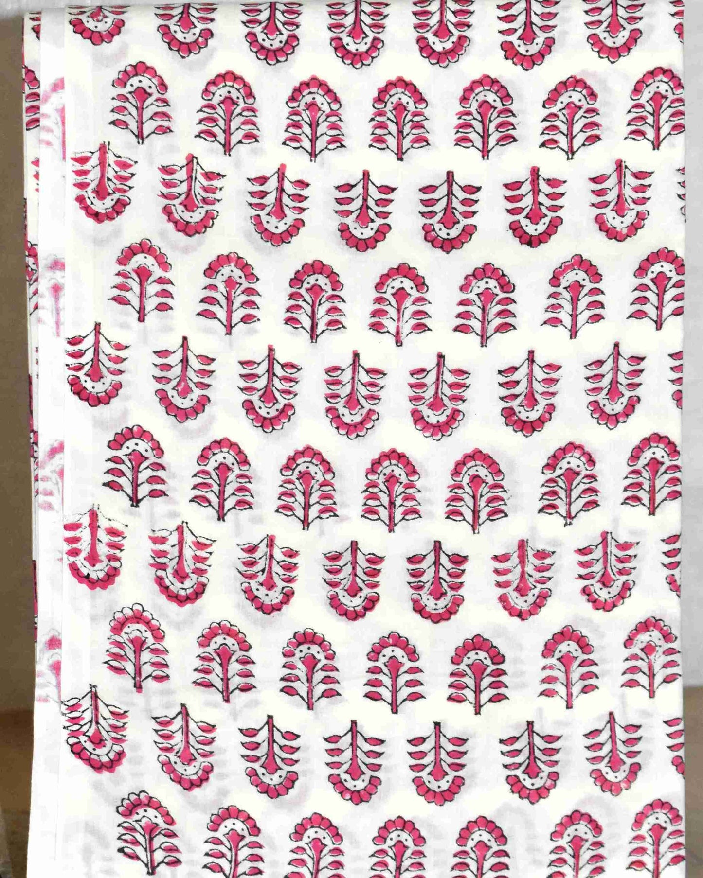 Bagru Hand Block Printed Cotton Suit With Kota Doria Dupatta