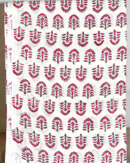 Bagru Hand Block Printed Cotton Suit With Kota Doria Dupatta
