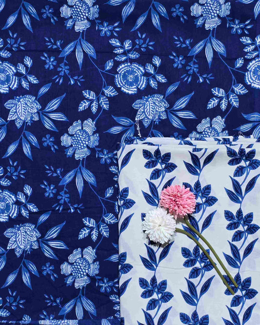Jaipuri Block Printed Cotton Combo Set