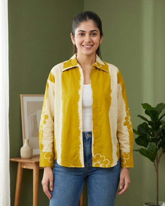 Sunshine Daisy Oversized Shirt