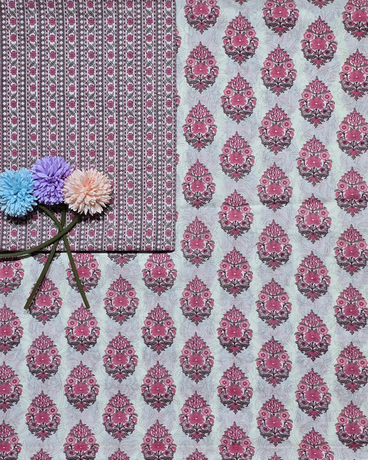 Sanganeri Hand Block Printed Cotton Combo Set