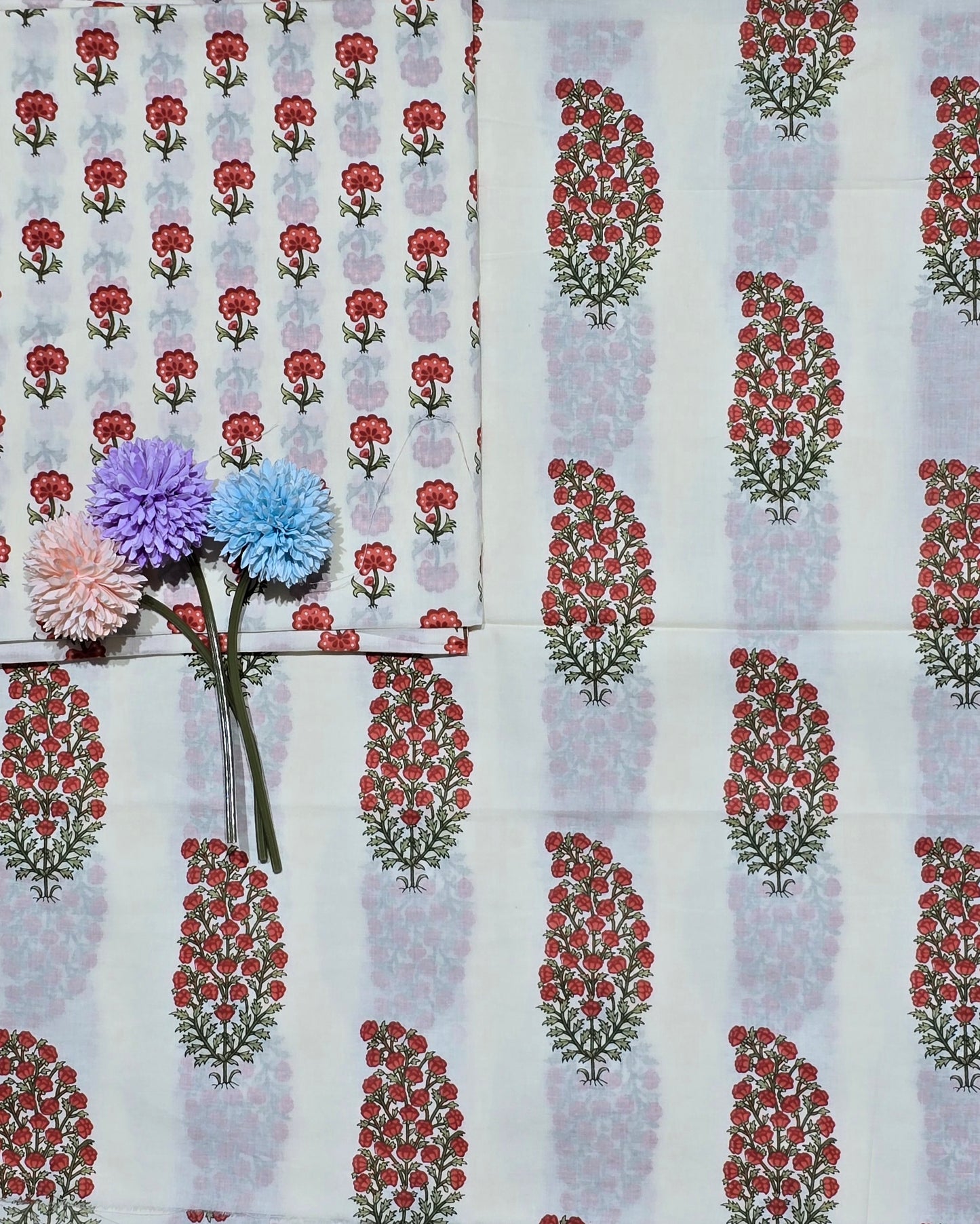 Sanganeri Hand Block Printed Cotton Combo Set