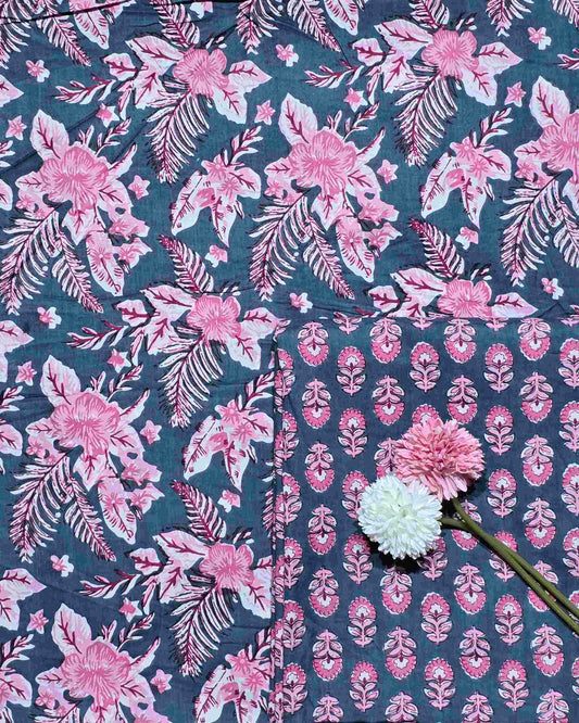 Jaipuri Block Printed Cotton Combo Set