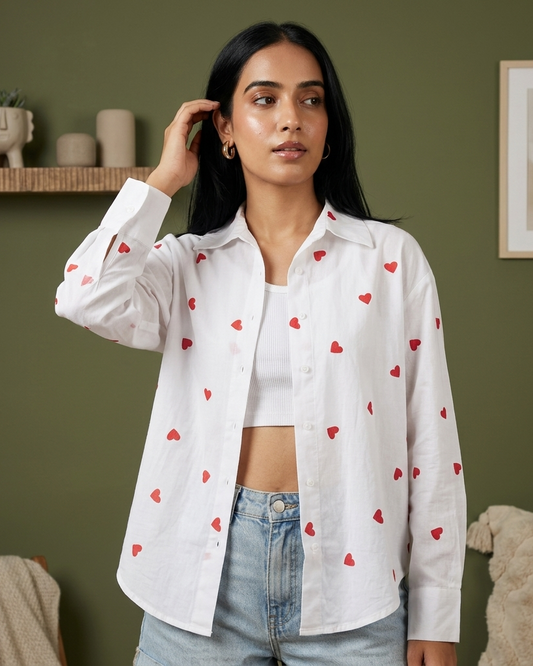 Sweetheart Oversized Shirt