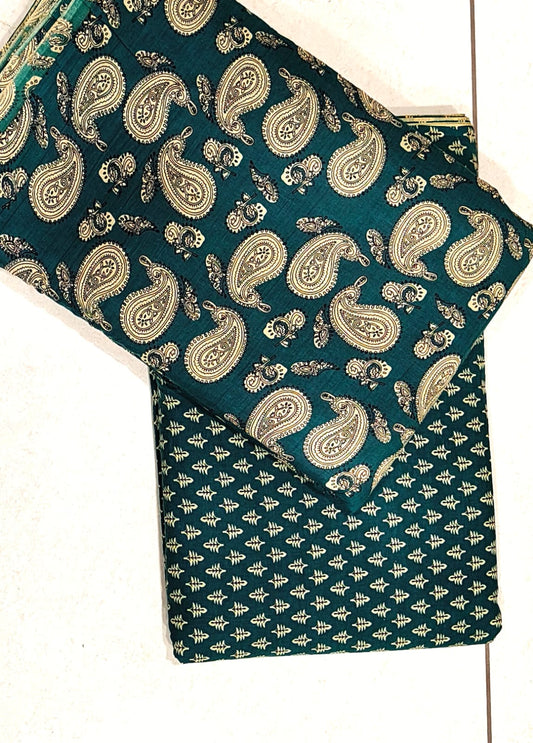 Sanganeri Hand Block Printed Cotton Combo Set