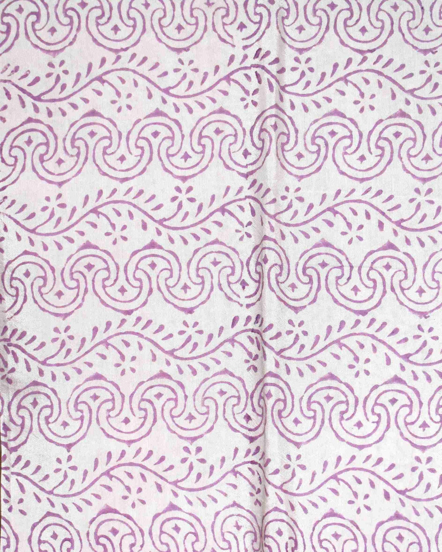 Hand Block Printed Chanderi Silk Suit with Santoon Bottom and Chanderi Silk Dupatta