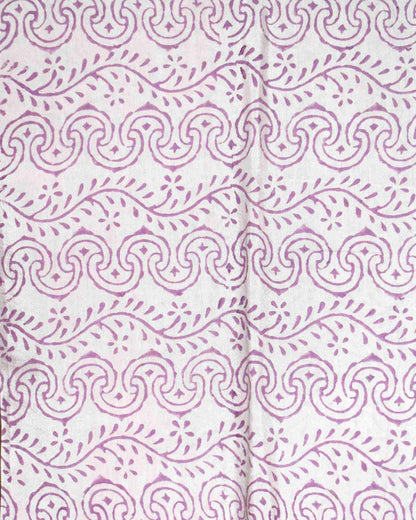 Hand Block Printed Chanderi Silk Suit with Santoon Bottom and Chanderi Silk Dupatta