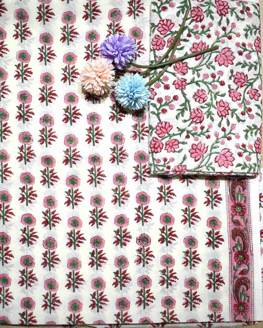 Bagru Block Printed Cotton Combo Set