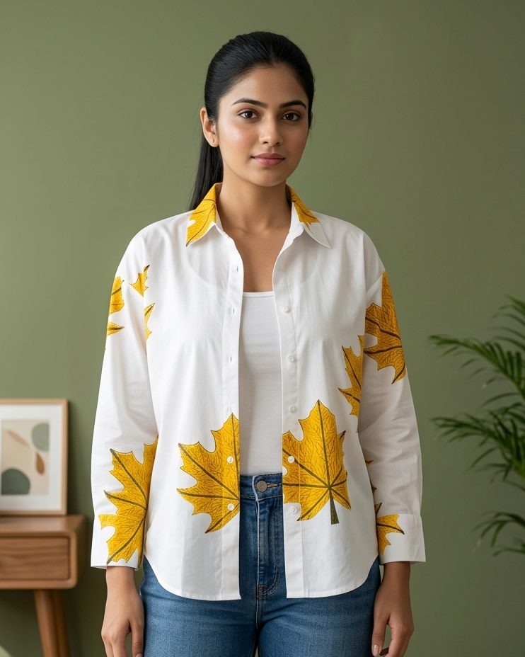 Autmn Glow Oversized Shirt