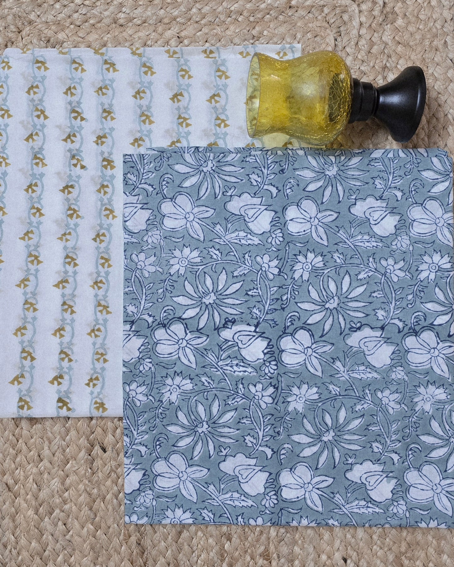 Jaipuri Block Printed Cotton Combo Set