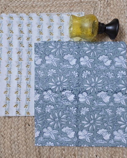 Jaipuri Block Printed Cotton Combo Set